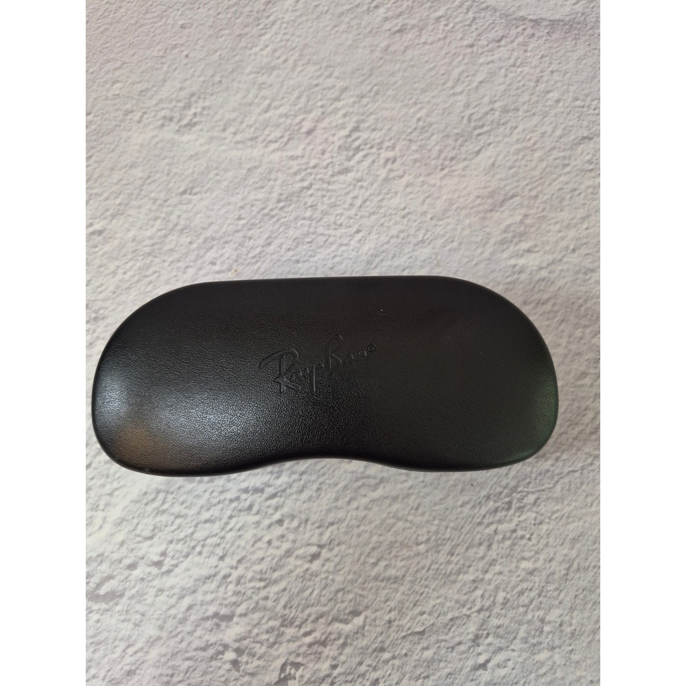 Ray-Ban Black Hard Shell Sunglasses Case with Microfiber Cleaning Cloth Logo